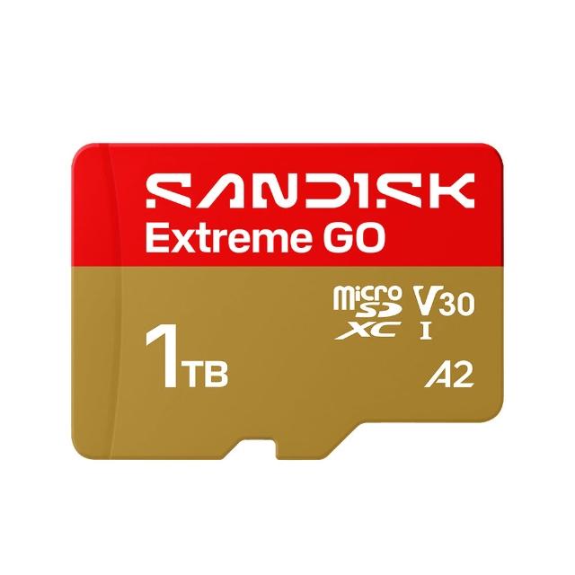 【SanDisk 晟碟】SANDISK Extreme☆ GO microSD™ UHS-I 1T 記憶卡(公司貨)