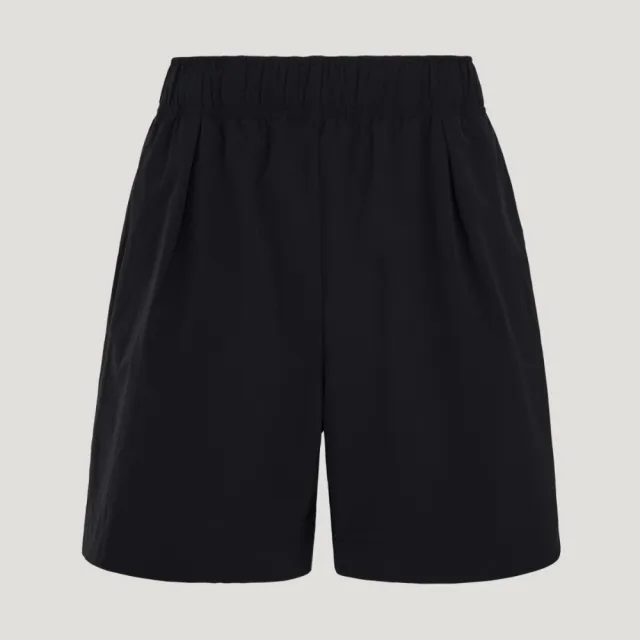 【adidas 愛迪達】FAV WV SHO 黑 女 寬短褲 休閒褲 短褲 女 運動褲 KS5321
