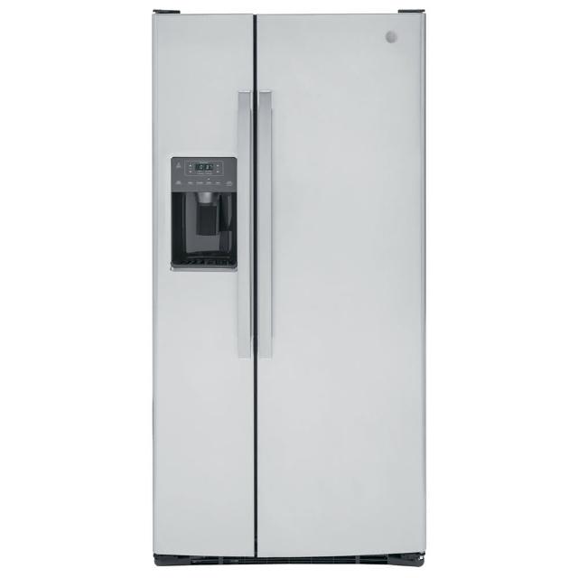 【GE 奇異】702L窄寬對開門冰箱(防指紋不銹鋼GSS23GYPFS)