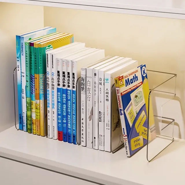 【Airy 輕質系】四格壓克力透明書架