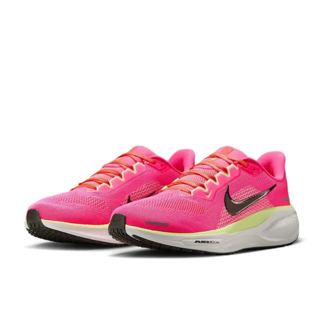 【NIKE 耐吉】W Air Zoom Pegasus 41 桃紅 小飛馬 慢跑 氣墊 緩震 休閒鞋 運動鞋 女鞋 HV5158-600