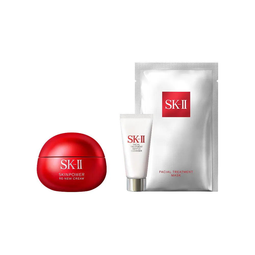【SK-II】官方直營 肌源賦能煥顏活膚霜 50g(經典or輕盈任選/乳霜/臉部保養/抗老/保濕/大紅球