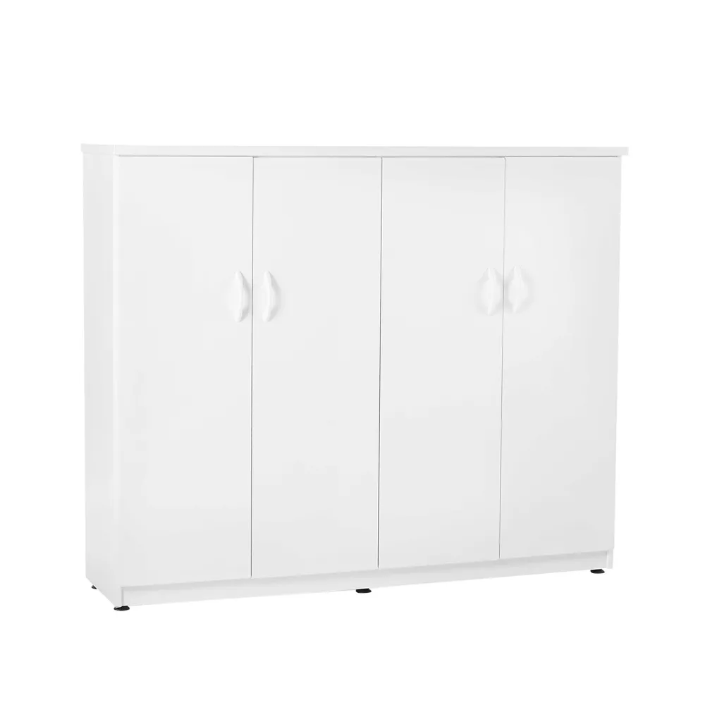 【澄品】塑鋼四門鞋櫃-桃園以北免運 偏遠除外(寬128深33高117)