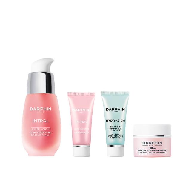 DARPHIN朵法 粉紅能量穩膚旅行組 精選多款保養品，適合旅行攜帶，提供全面肌膚修復與保濕，讓肌膚保持健康狀態。