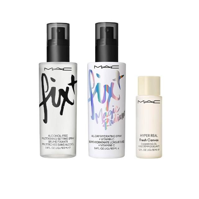 【M.A.C】全新超持妝噴霧全效組(FIX+ 超持妝全能定妝噴霧100ML/FIX+ 超持妝全能定妝噴霧精華版100ml)