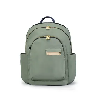 【satana】Soldier 輕盈通勤後背包 輕量防潑水 15吋筆電 減壓背帶 台灣製 SOS3285 - 抹茶拿鐵