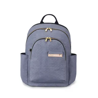 【satana】Soldier 輕盈通勤後背包 輕量防潑水 15吋筆電 減壓止滑背帶 台灣製 SOS3280 - 靜謐灰