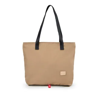 【satana】Soldier 折疊托特包 購物袋 手提包 輕量防潑水 A4文件 台灣製 SOS2855 - 摩卡慕斯