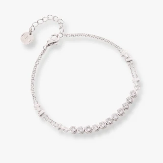 【Luciano Milano】流光雙序 純銀手鍊