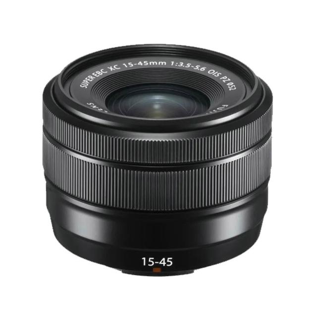 【FUJIFILM 富士】XC 15-45mm F3.5-5.6 OIS PZ 黑色 (平行輸入) 白盒 送 UV保護鏡+吹球清潔組