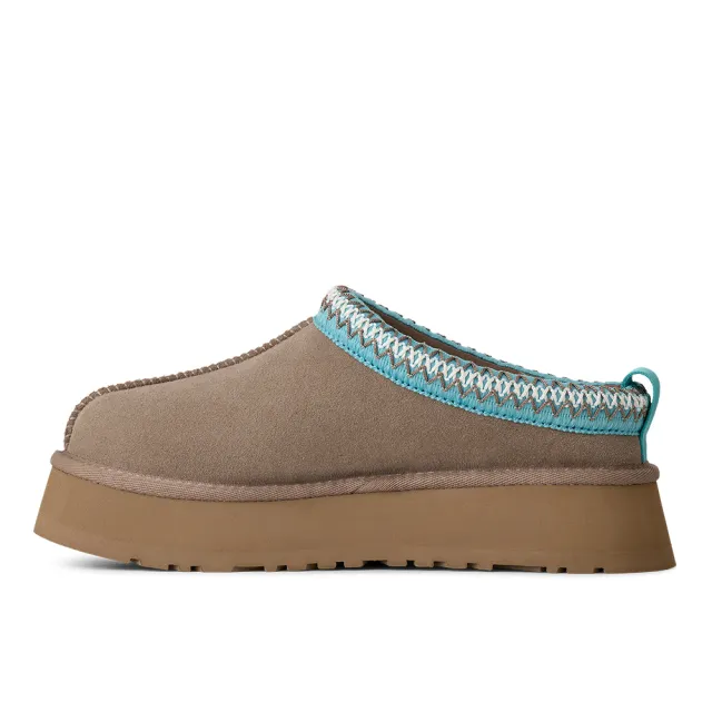 【UGG】穆勒鞋 女鞋 毛毛拖鞋 Tazz II 馴鹿棕 冰藍 UG1174471CPPH