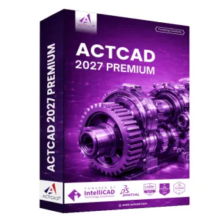 【ActCAD】2027 專業進階版-區網授權(2人版)-買斷制-相容DWG/DXF-快速上手的2D/3D繪圖軟體