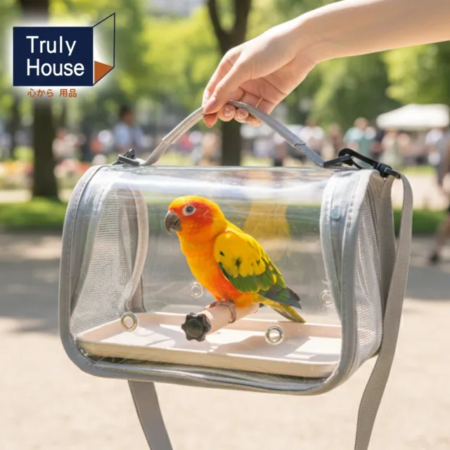 【Truly House】外出大視野透氣包  養鳥 提籠 鳥類包 寵物包 鸚鵡
