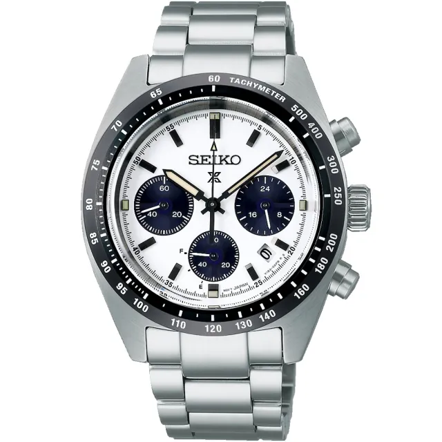 【SEIKO 精工】Prospex SPEEDTIMER 太陽能三眼計時熊貓錶 618年中慶 推薦(SSC961P1/V192-00A0S)