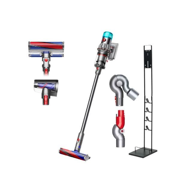 【dyson 戴森】V12 Fluffy Origin SV44 輕量無線吸塵器(銀灰色)