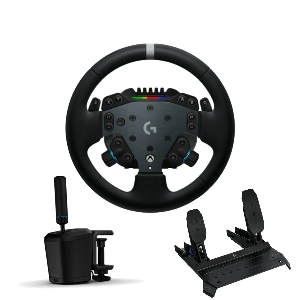 【Logitech G】RS50 賽車方向盤+踏板+排檔桿(電競/PlayStation/PC)