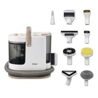 【Haier 海爾】全新升級!R9 Plus 白大帥 高溫蒸氣織物清洗機+廚衛清潔組(高溫100度蒸氣/60度熱水/一機多用)