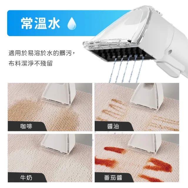 【Haier 海爾】全新升級!R9 Plus 白大帥 高溫蒸氣織物清洗機+廚衛清潔組(高溫100度蒸氣/60度熱水/一機多用)