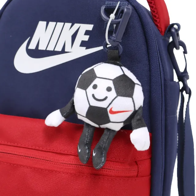 【NIKE 耐吉】午餐包 Buddies 大童 斜背小包 兒童包 可放名牌 藍 紅 NY2623001GS-003