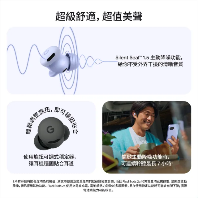 【Google】Pixel 10 Pro 5G+Buds 2A(16G/256G/Tensor G5/5000萬鏡頭畫素/AI手機)