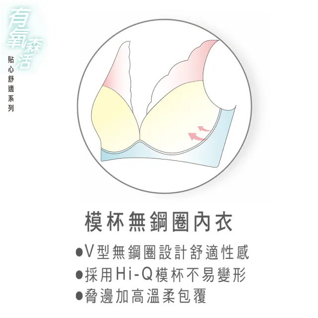 【Swear 思薇爾】有氧森活系列C-E罩無鋼圈蕾絲包覆女內衣(光譜綠)_出清品