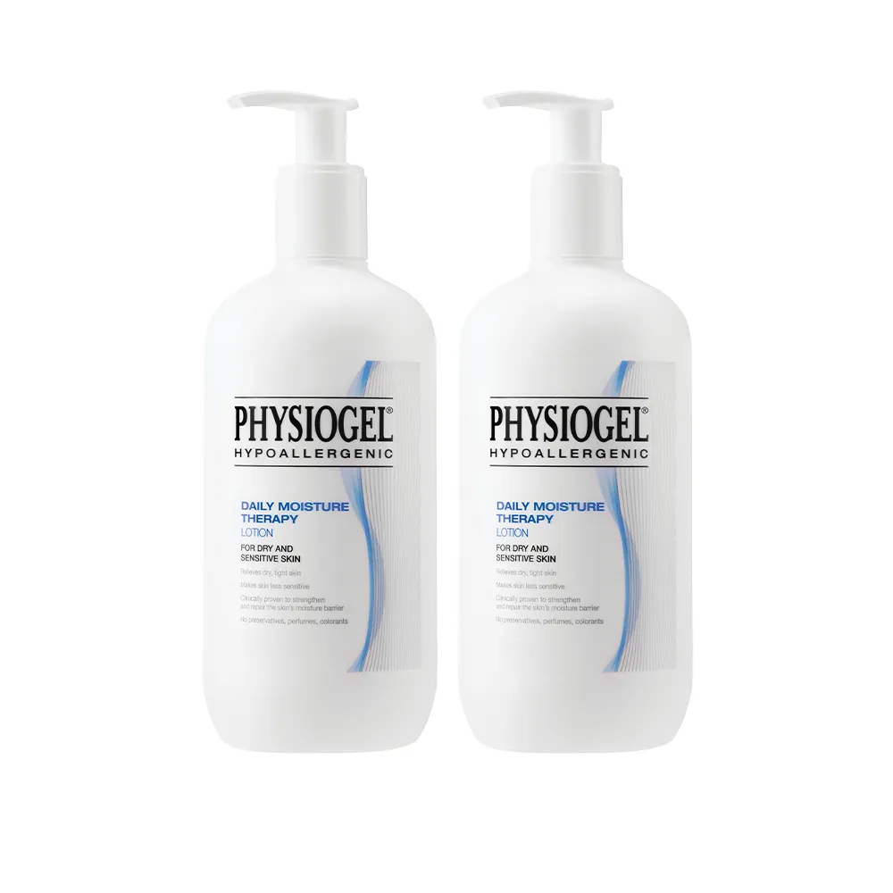 【PHYSIOGEL 潔美淨】淨層脂質保濕乳液400ml2入組(加強保濕 / 皮膚科醫師推薦)