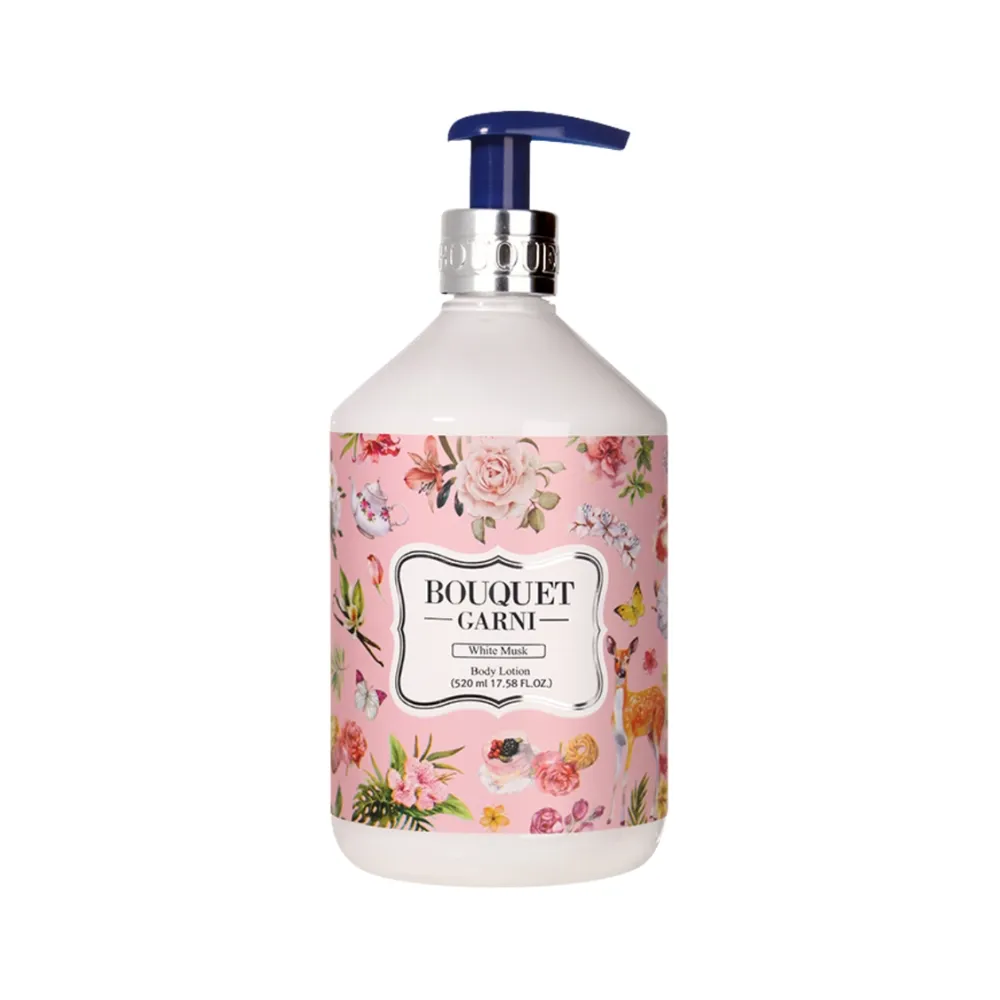 【BOUQUET GARNI】璞珈妮-香水潤膚乳液 520ml(白麝香、玫瑰花園、寶寶香)