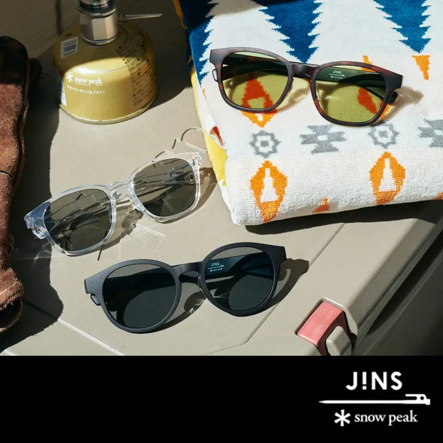 【JINS】× Snow Peak 2025聯名墨鏡+360-多款任選(UGF-25S-076/077)