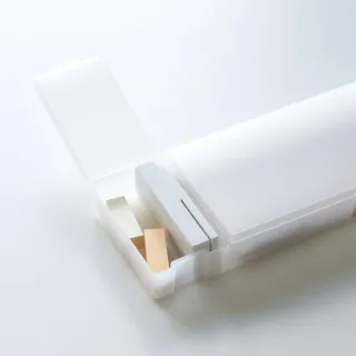 【MUJI 無印良品】聚丙烯兩段式鉛筆盒 約210×70×25mm