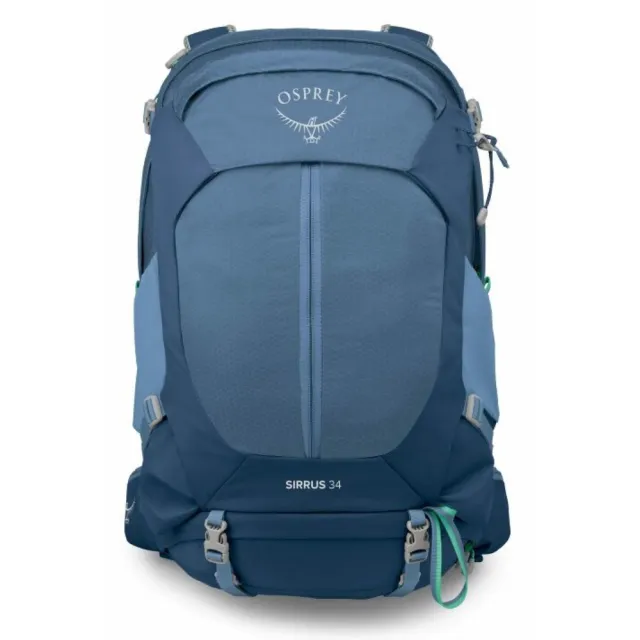 【Osprey】雙11 ☆2026新改款☆ Sirrus 34 透氣網架登山背包 Sevres Blue 女｜健行背包 多功能戶