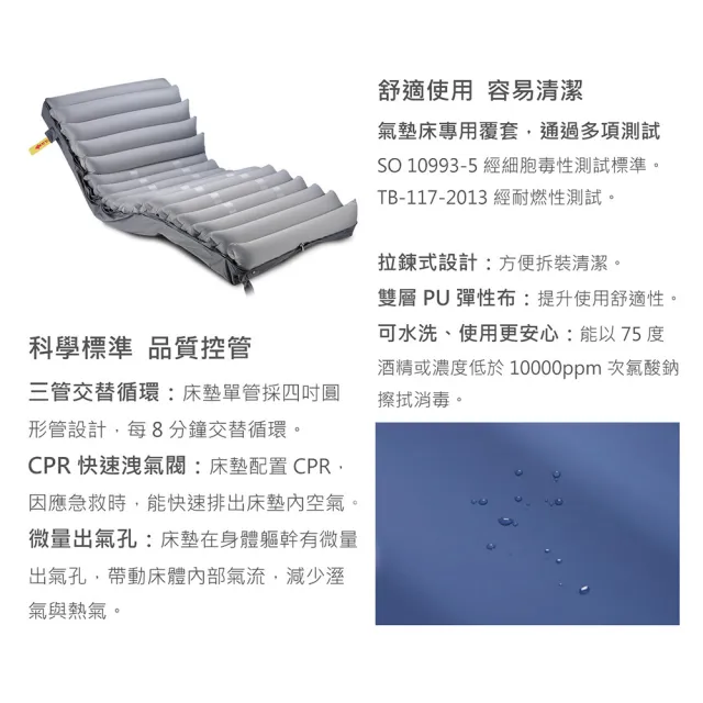 【雃博】多美適 悠悅 氣墊床(贈品：床包x2)