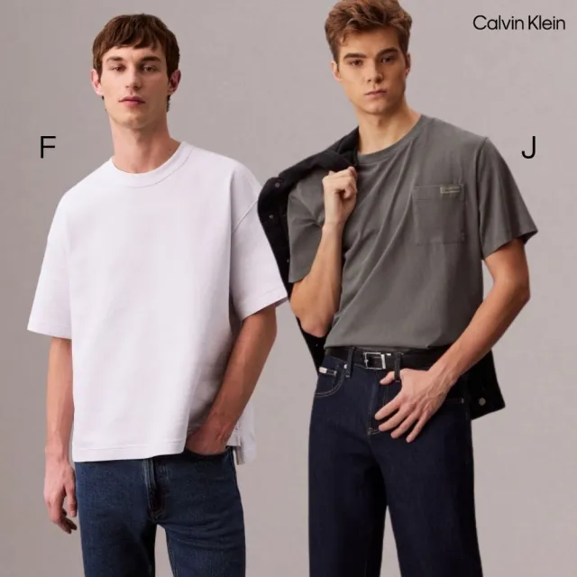 【CALVIN KLEIN】官方旗艦館 夏季男女T恤 修身 寬鬆 標準版型皆有