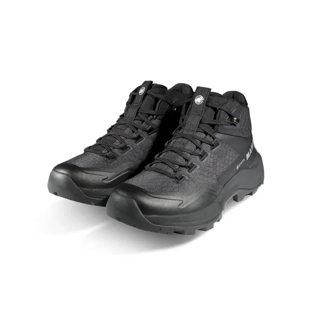 【Mammut 長毛象】Sertig III Mid GTX Women GTX防水中筒健行鞋 黑色 女款 #3030-05580
