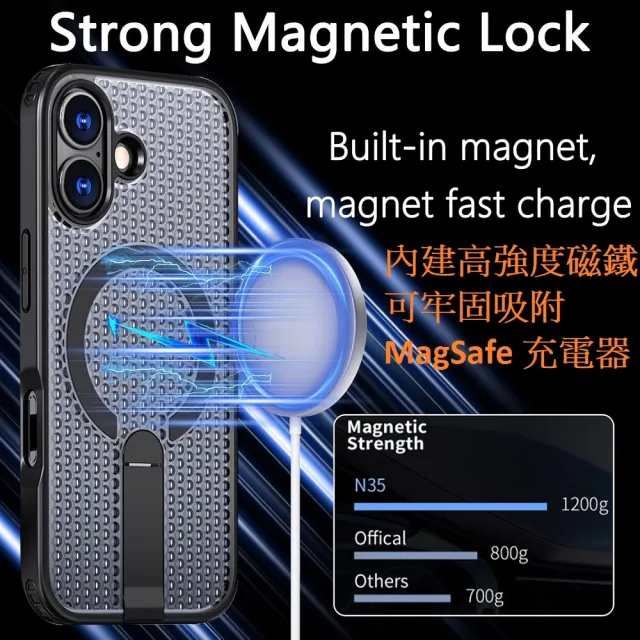 【ACE CASE】POCO X8 Pro Max 蜂巢散熱 支架磁吸 MagSafe手機殼保護殼保護套