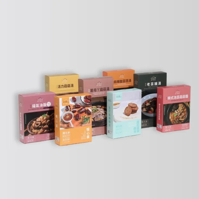 【SUNGUGU 傘下有仁】韓式泡菜菇菇醬2-3人份500gx2盒(蔬食調理包/素食料理包)