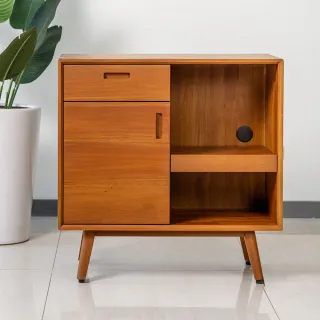【Mahogany 瑪荷尼家具】免組裝   85cm  晨光85碗盤下櫃  全原木桃花心木  碗盤櫃   M1-CC30-2.6M(B/KD/G2)
