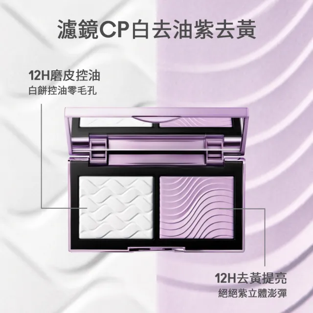 【M.A.C】超持妝柔焦定妝組(口袋雙色濾鏡蜜粉餅+超持妝柔焦輕粉餅 12g)