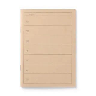 【MUJI 無印良品】筆記本.週間/32張.A6
