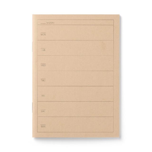 【MUJI 無印良品】筆記本.週間/32張.A6