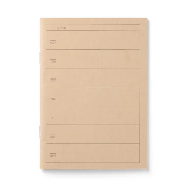 【MUJI 無印良品】筆記本.週間/32張.A6