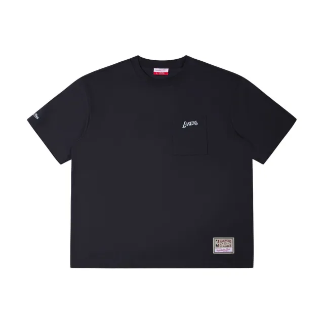 【MITCHELL & NESS】NBA 洛杉磯湖人 素面短袖上衣 灰 T恤