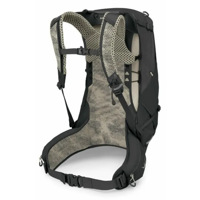 【Osprey】☆2026新改款☆ Stratos 24 透氣網架登山背包 男 Raven Black｜健行背包 多功能戶外運動背包
