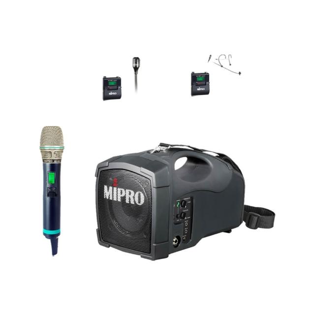 【MIPRO】MA-101G PLUS 標準型單頻道5 GHz無線喊話器 (ACT-58H 配件三擇一)
