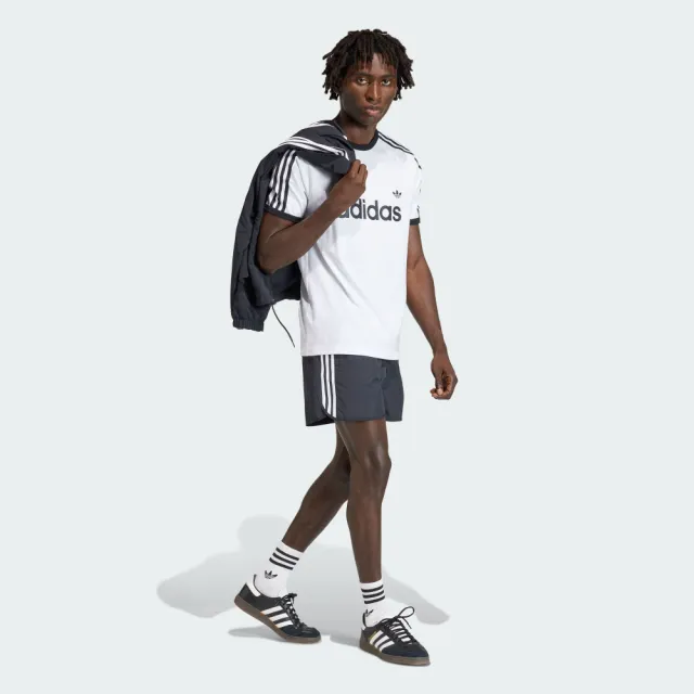 【adidas 愛迪達】運動 休閒 短袖 T恤 男上衣 3S RINGER T(KF0418)
