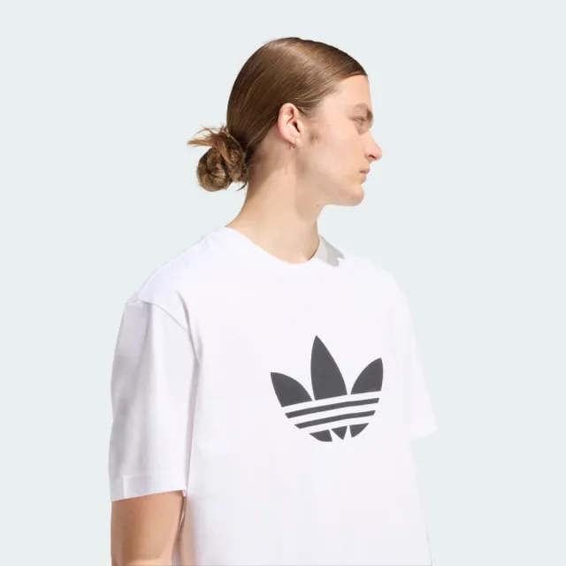 【adidas 愛迪達】運動 休閒 短袖 T恤 男上衣 TREFOIL T-SHIRT(KE0901)