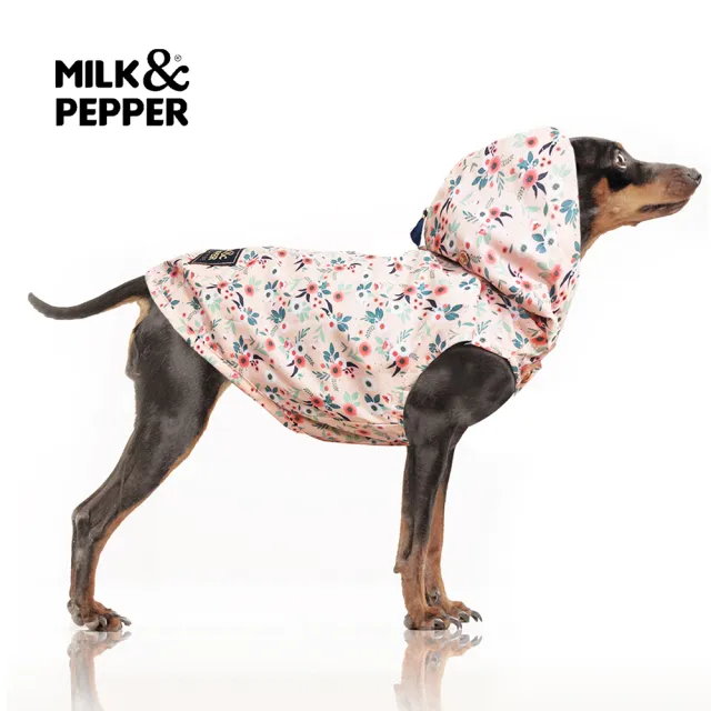 【Maison Pomette】法國寵物精品 Milk&Pepper-夏洛特印花雨衣 29-41
