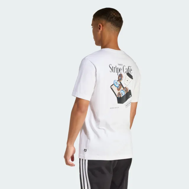 【adidas 愛迪達】運動 休閒 短袖 T恤 男上衣 M DONUT BOX T(KB2500)
