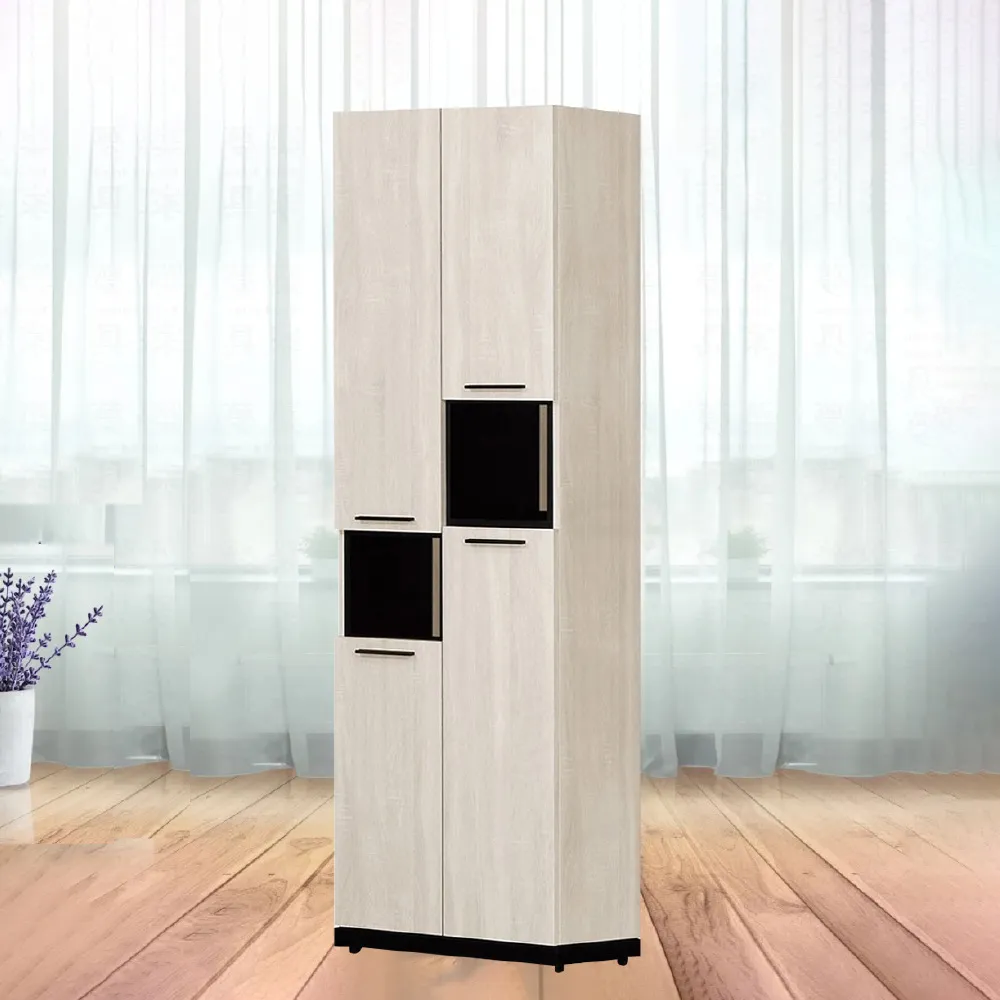 【ASSARI】2尺伊凡卡四門高鞋櫃(寬60x深38x高197cm)