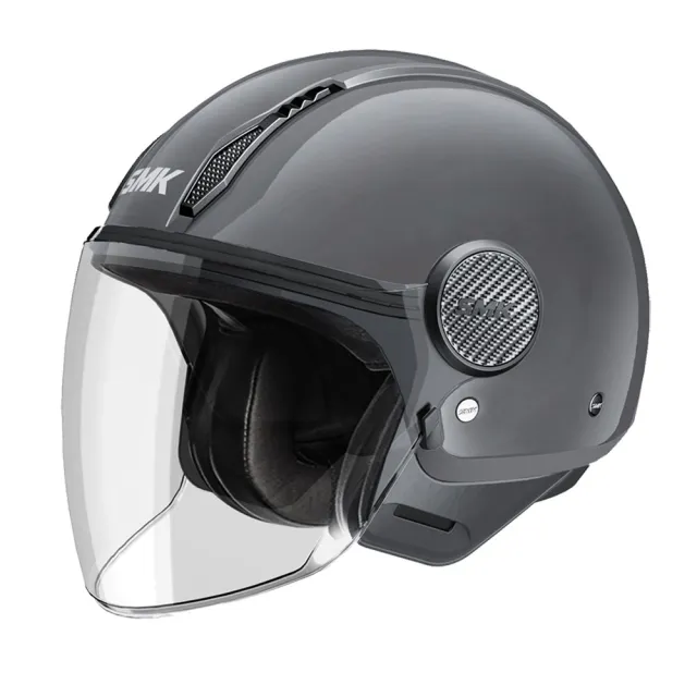 【SMK HELMETS】台灣總代理 3/4 半罩安全帽｜LAMINAR 素色款(金屬插扣 DOT+ECE雙認證)