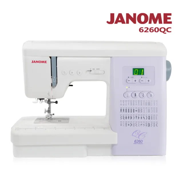【JANOME 車樂美】電腦型縫紉機6260QC